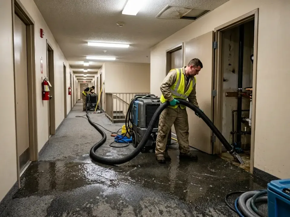 multi-unit-apartment-hallway-f-005 — frequently asked questions, Emergency Burst Pipe Water Extraction & Removal in Joshua,…